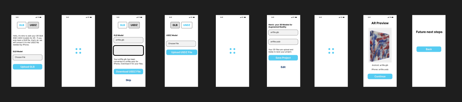 Wireframes for Ideation